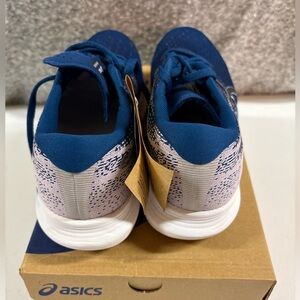 Asics Navy and White Athletic Sneakers